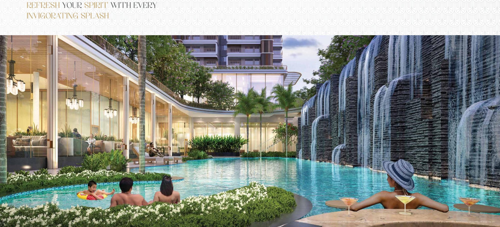 CRC Maesta — Swimming pool and water features